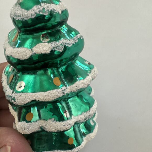 Vintage POLAND Blown Glass Christmas Tree Ornament Olde World Decor Traiditonal - Picture 5 of 9